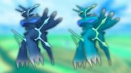 Origin Forme Dialga and its shiny variant (Image via The Pokemon Company)